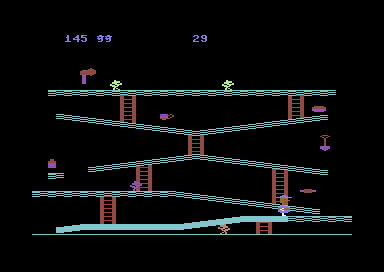 Miner 2049er title screen for Commodore 64